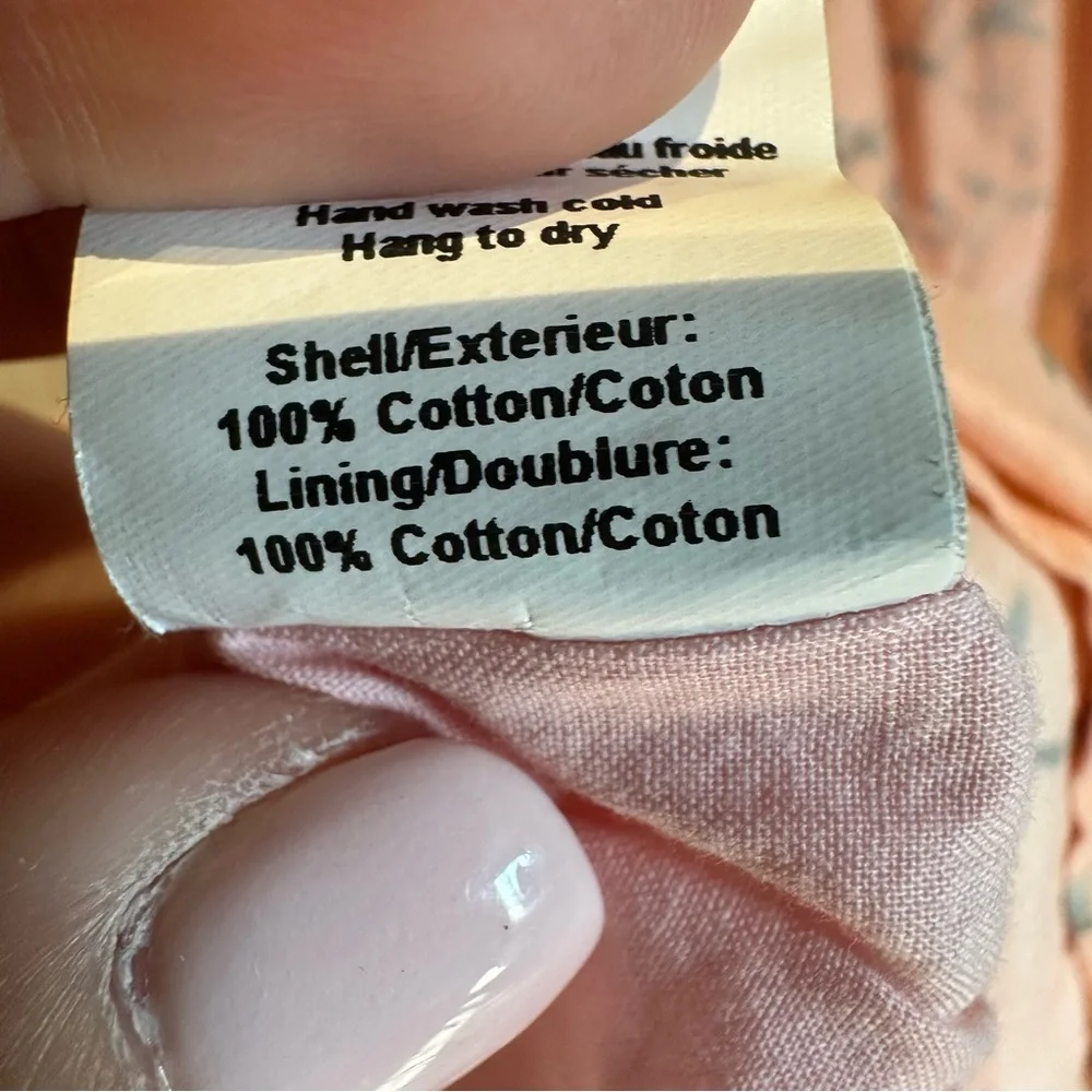 Birds of North America Starfrontlet pink pocket dress size 2 - Picture 7 of 11